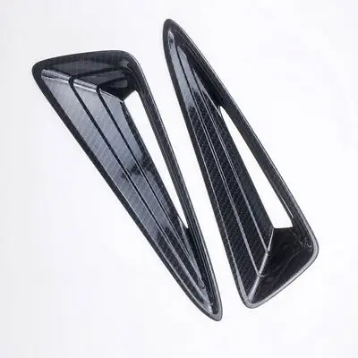 

Carbon Fiber Style Front Bumper Corner Cover Trim 2pcs For Toyota C-HR 2016-2019