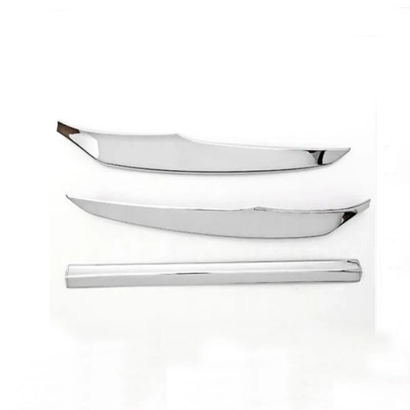 3 шт. хромированный ABS серебро воздушный Ножи передний бампер авто кузова Наборы