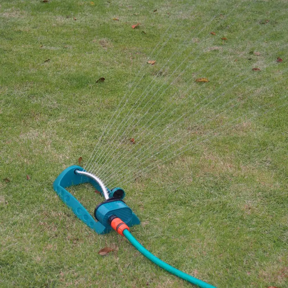 1pc 15 holes Adjustable Alloy garden sprinkler Sprayer Oscillating Oscillator Lawn Garden Yard Irrigation dripper System CD | Дом и сад