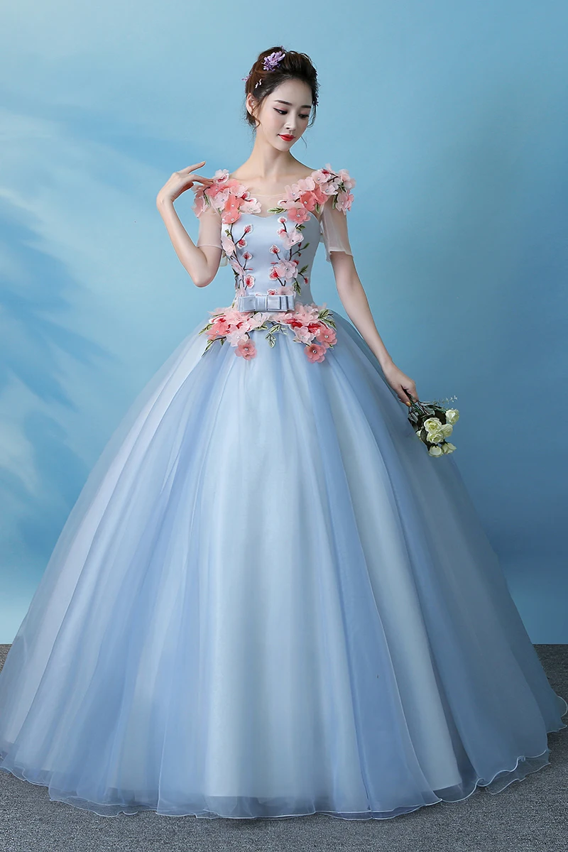 

Short Sleeve Quinceanera Dress Sweet 16 Dress For 15 Years Lace Ball Gown Prom Dress Vestidos De 15 Anos Cheap Quinceanera Gown