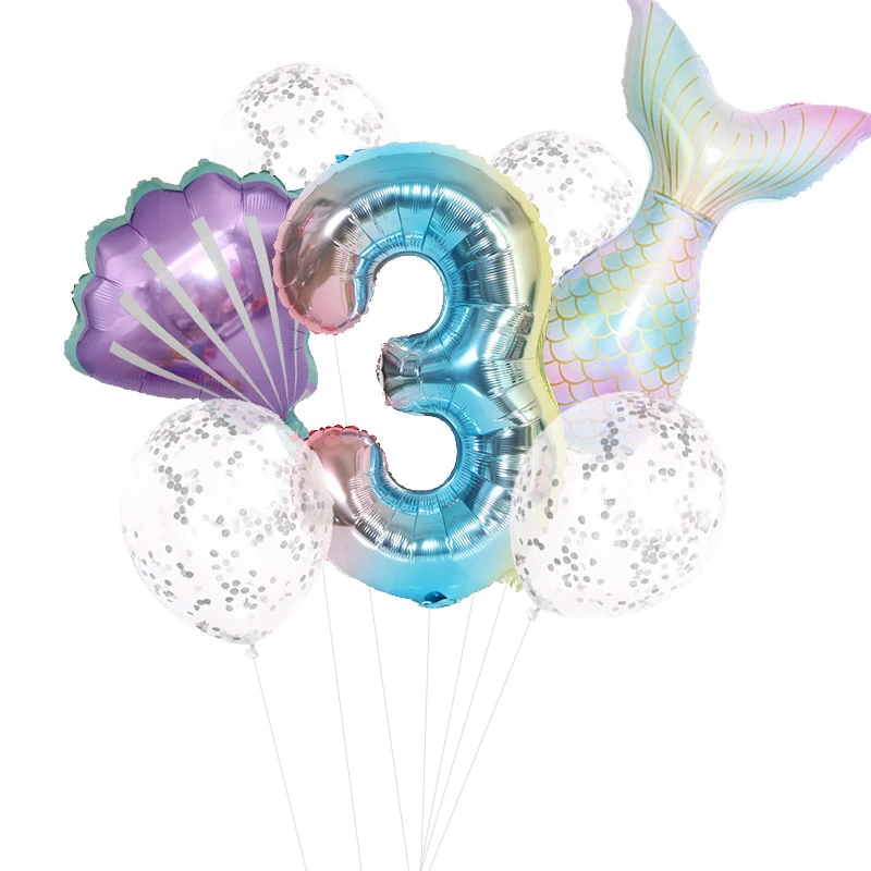 Baby Shower Decorations Balloons Birthday Foil Latex balloons Party Kids 2nd 1st Balloon First | Дом и сад