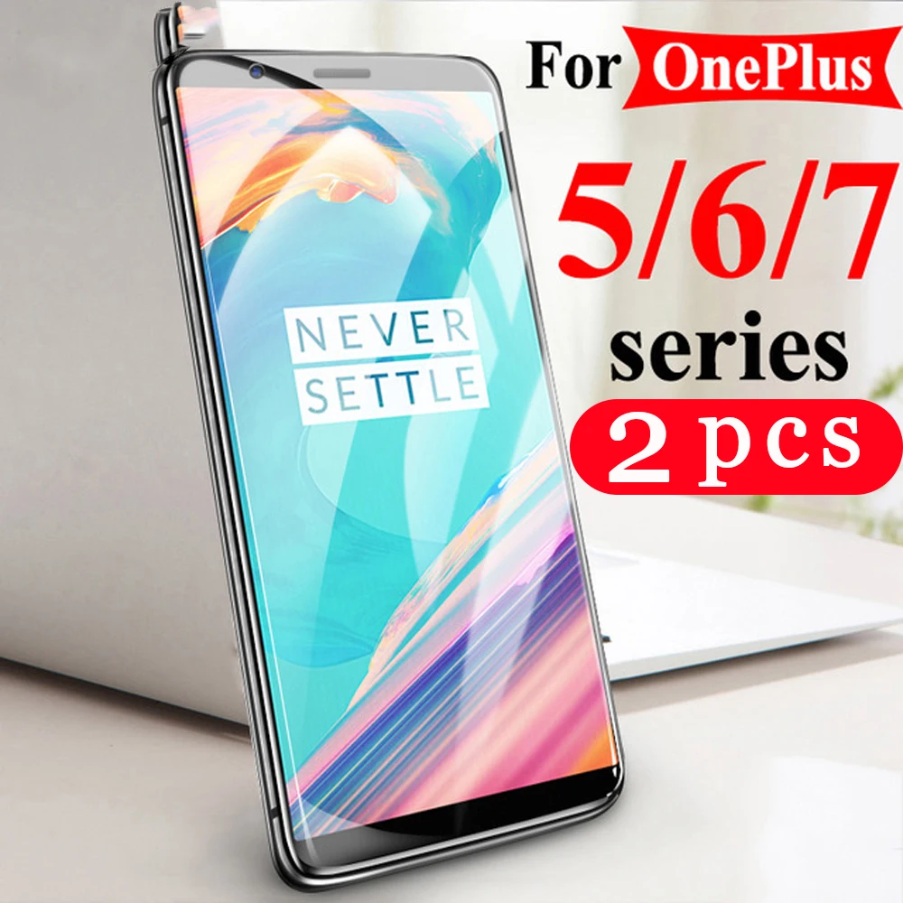 2 шт. 9D Закаленное стекло протектор экрана телефона для oneplus 7 7T pro 6 6T 5 5T полное