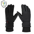 Зимние перчатки OZERO с защитой от холода, замшевые кожаные перчатки из оленьей кожи, водонепроницаемые ветрозащитные изолированные для вождения, велоспорта, пешего туризма