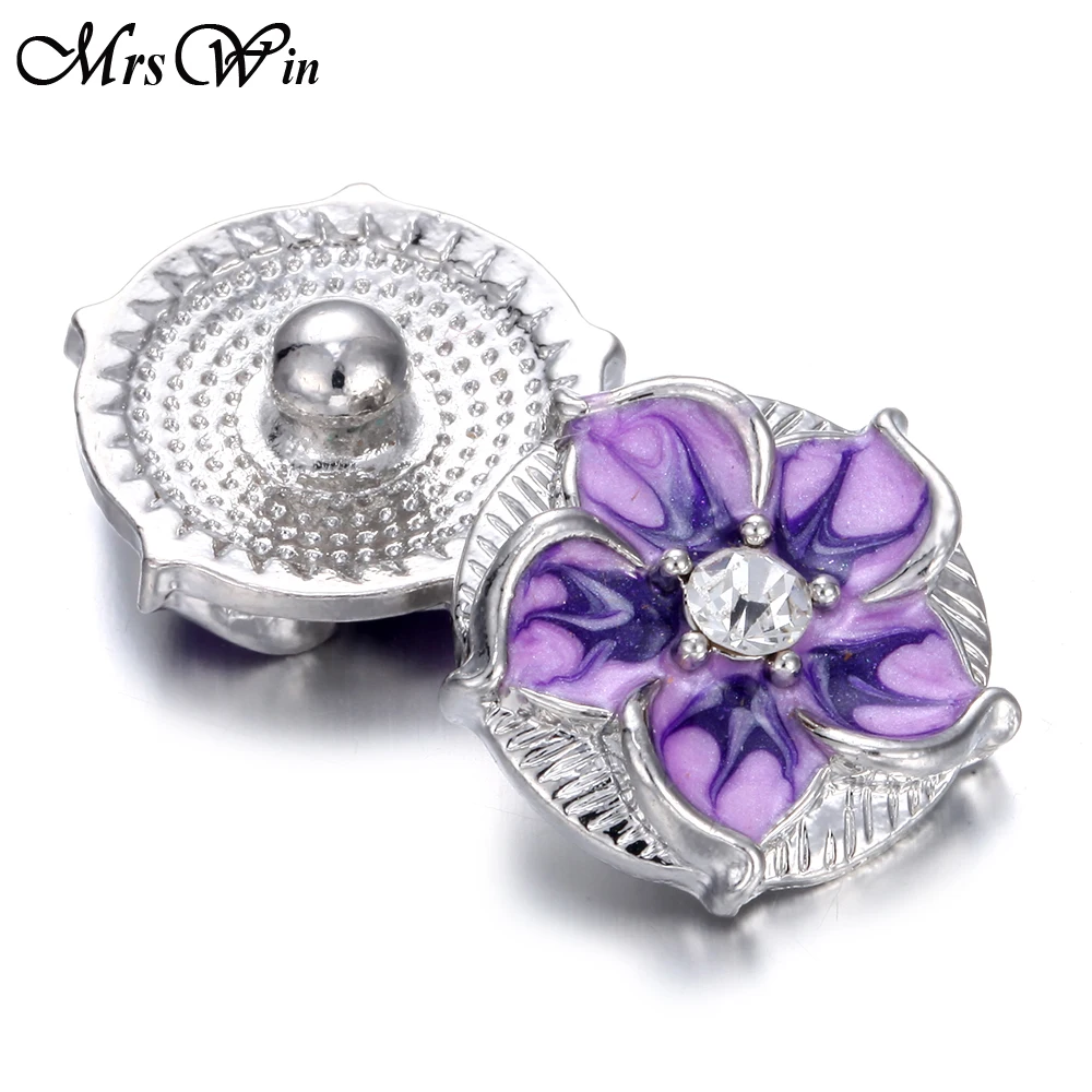 6 шт./лот новые металлические кнопки для ювелирных изделий в виде цветов 18 мм 20