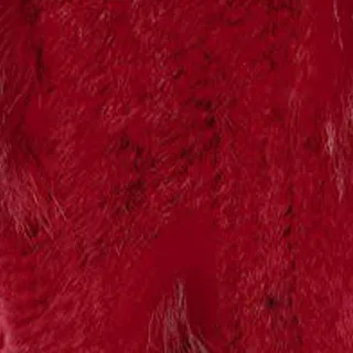 Red VISI HOP/модное Стильное женское пончо с натуральным кроличьим мехом, Вязаная Шаль, качественная накидка VS5201 - Цвет: Red