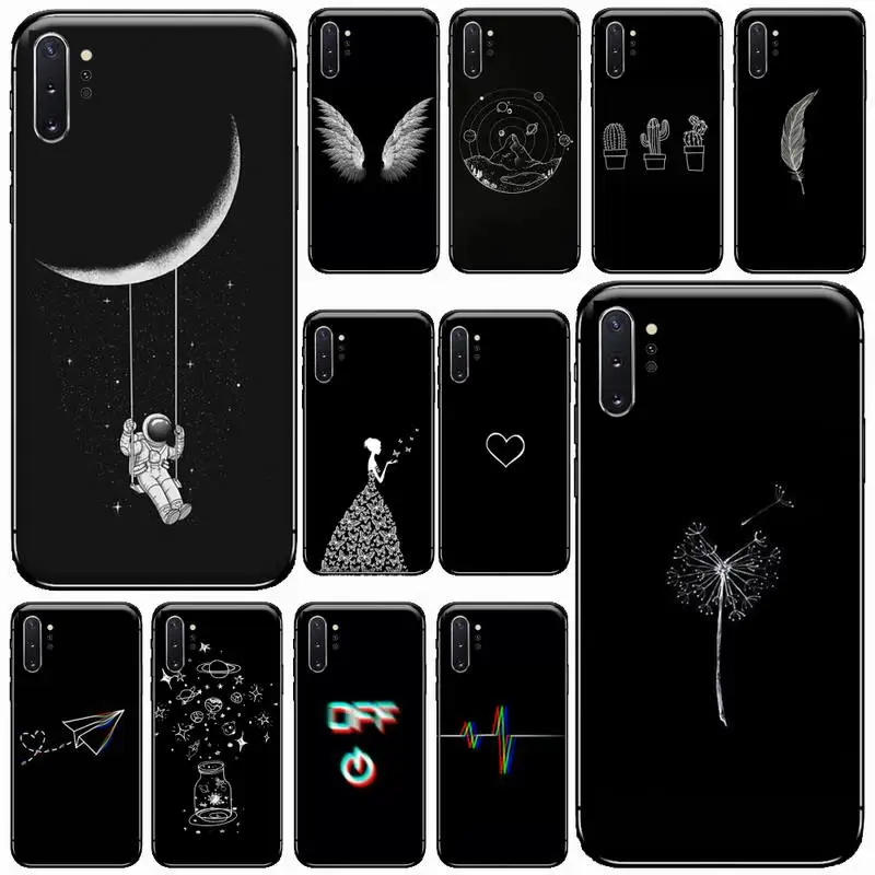 

Line Art Face Abstract Pattern Phone Case For Samsung Galaxy S8 S9 S10 Plus S10E Note 3 4 5 6 7 8 9 10 Pro Lite cover
