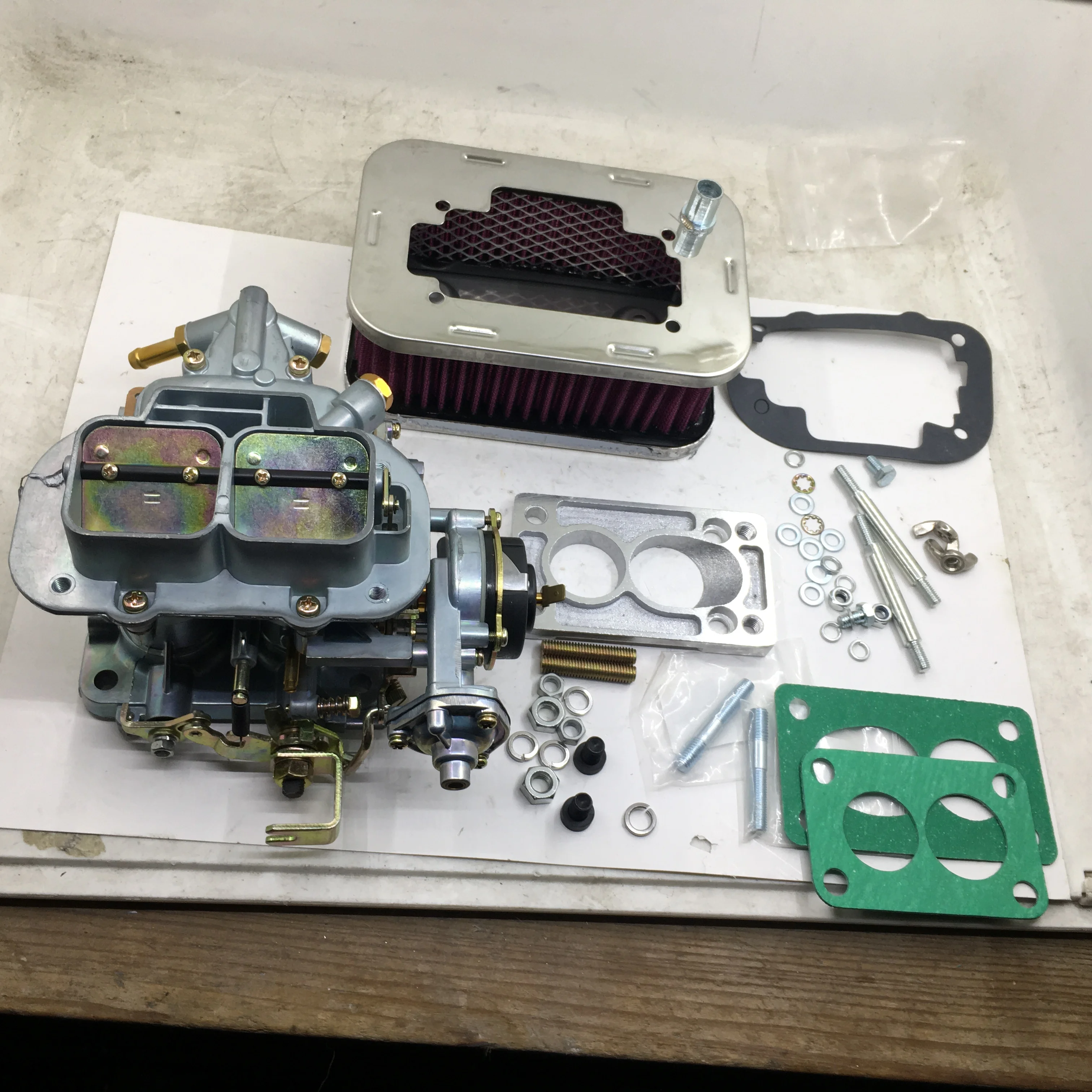 Фото SherryBerg fajs 32/36 carb комплект для Mazda B2000 B2200 1986-1993 для Weber 32/36 DGEV электрический дроссель конверсионный комплект с адаптером №1