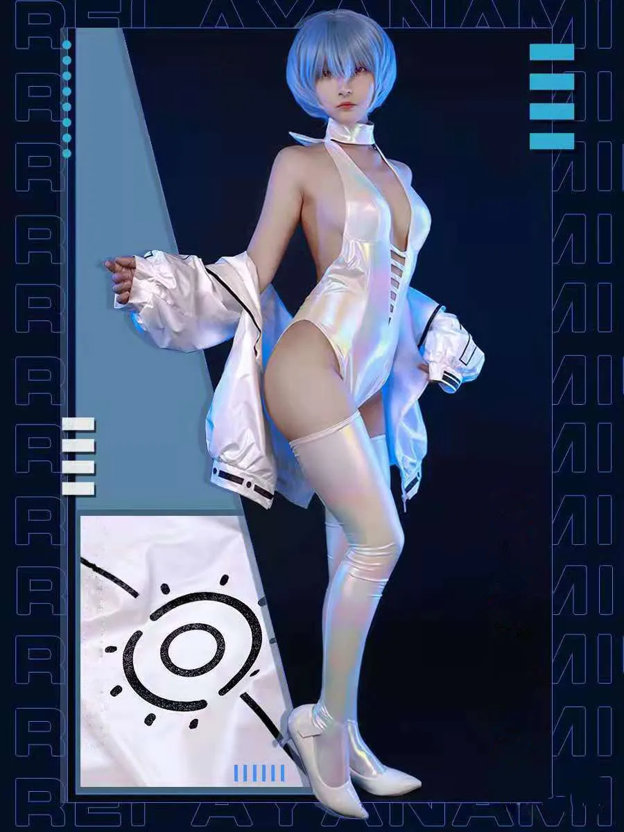 

Женский костюм для косплея из ЭВА, белый комбинезон для косплея, костюм на Хэллоуин