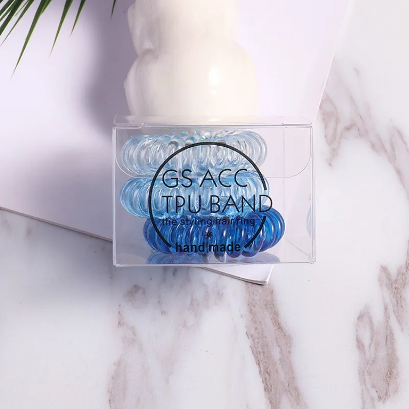 Повязка для волос эластичная в форме спирали 3 шт./упак. |