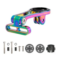colorful bicycle cycling computer codetable stand speedometer mount holder rack adjustable bike stopwatch extension lamp bracket