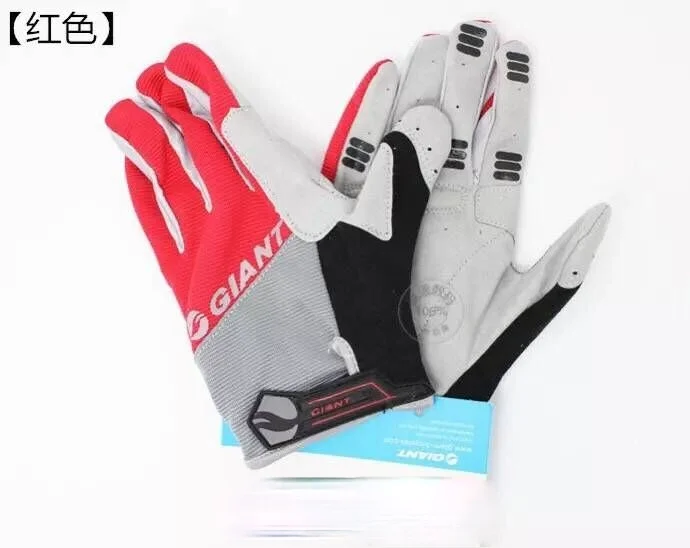 

Cycling Anti-slip Anti-sweat Men Women All Finger Gloves Breathable Anti-shock Sports Gloves MTB Bike Bicycle Glove