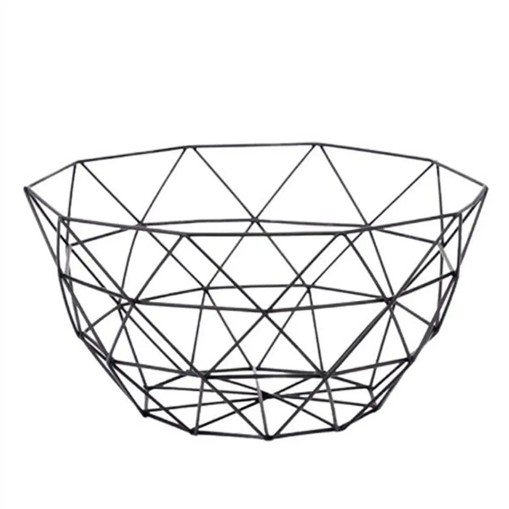 Полый металлический провод настольное хранилище корзина для фруктов овощей