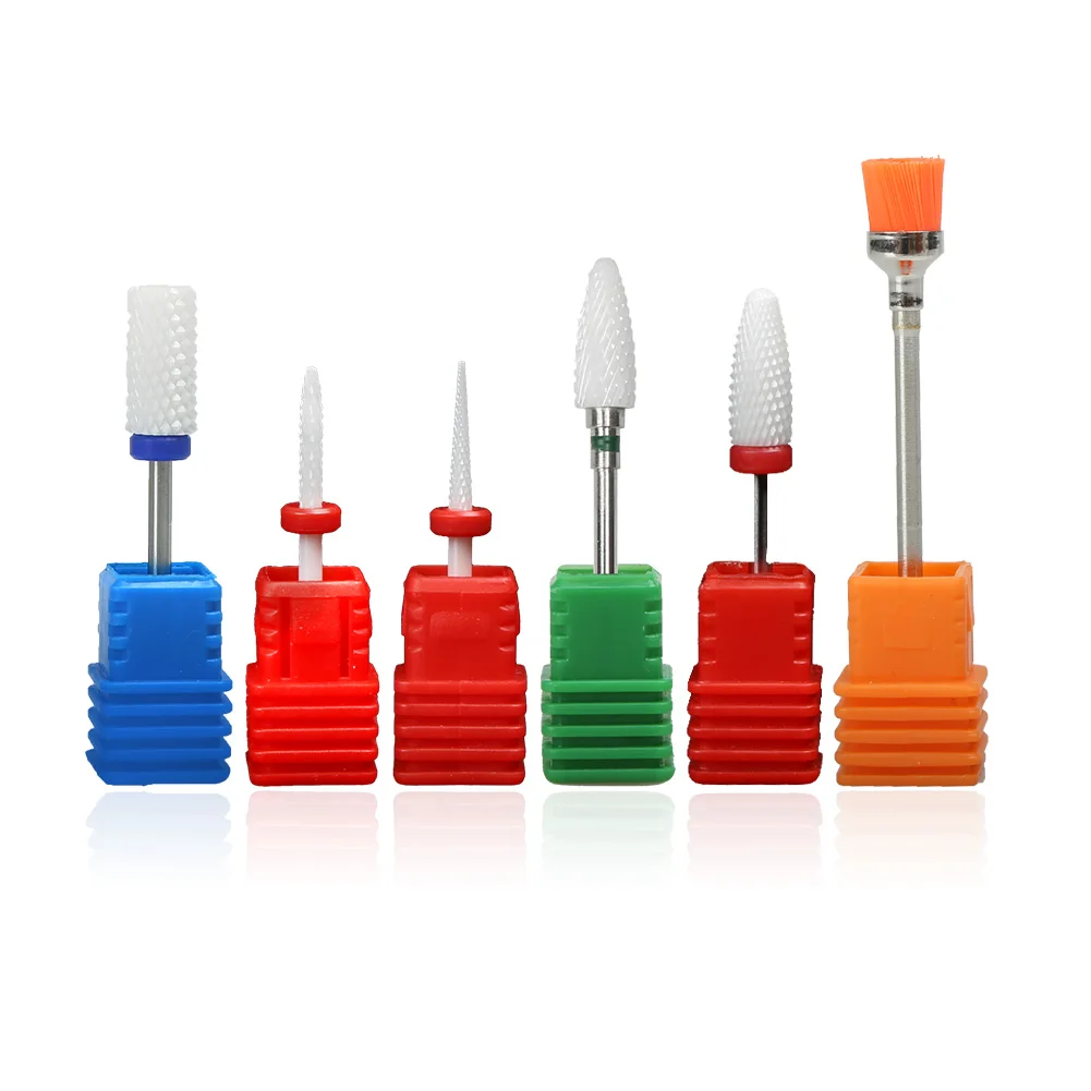 1 шт. керамический сверло для ногтей электрических маникюрных сверл Фрезерный