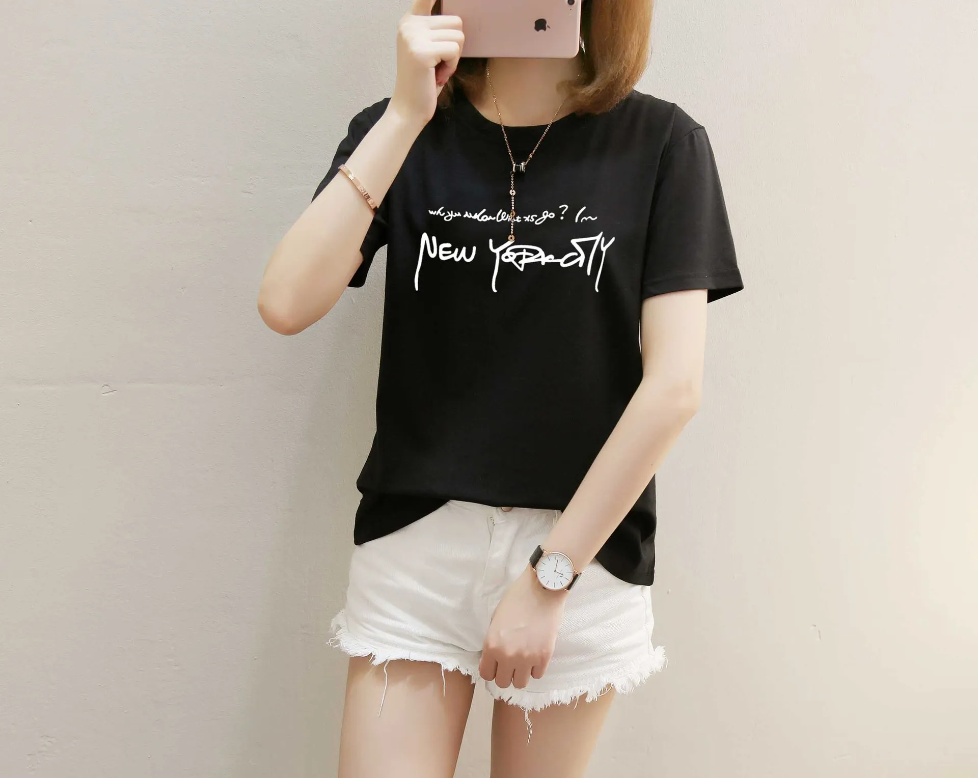 

2020 Solid Ladies Cotton Oversize T Shirt Women Tshirt Plus Size white