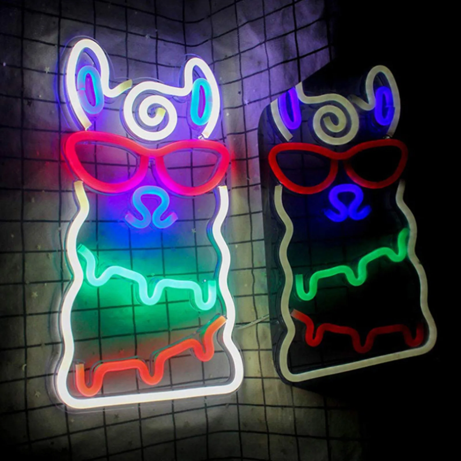 

Светодиодный неоновый светильник из альпака, неоновый светильник с питанием от USB, милое уникальное художественное украшение, светильник д...