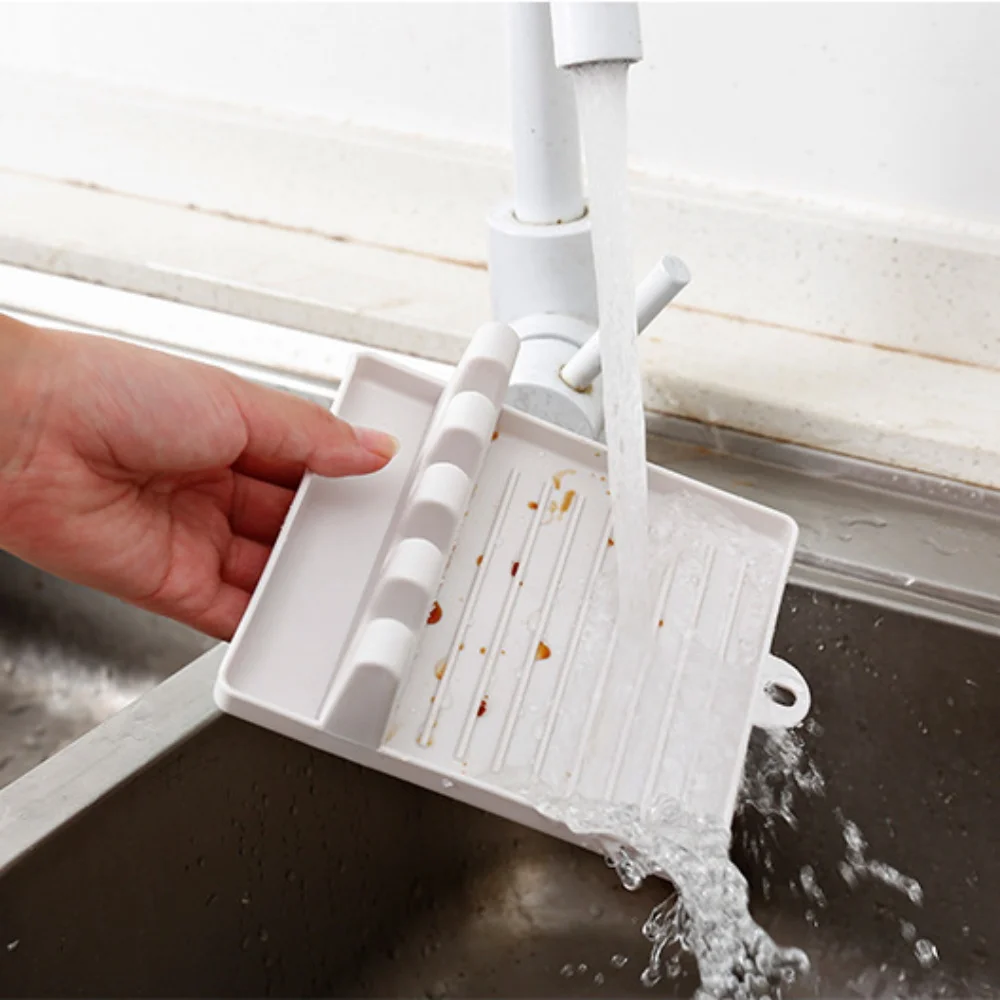 Держатель для кухонной лопатки теплостойкая силиконовая посуда ложка отдых