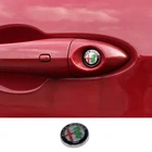 Декоративная Защитная этикетка для отверстия двери для Alfa Romeo Giulia stelvio, детали для модификации автомобиля