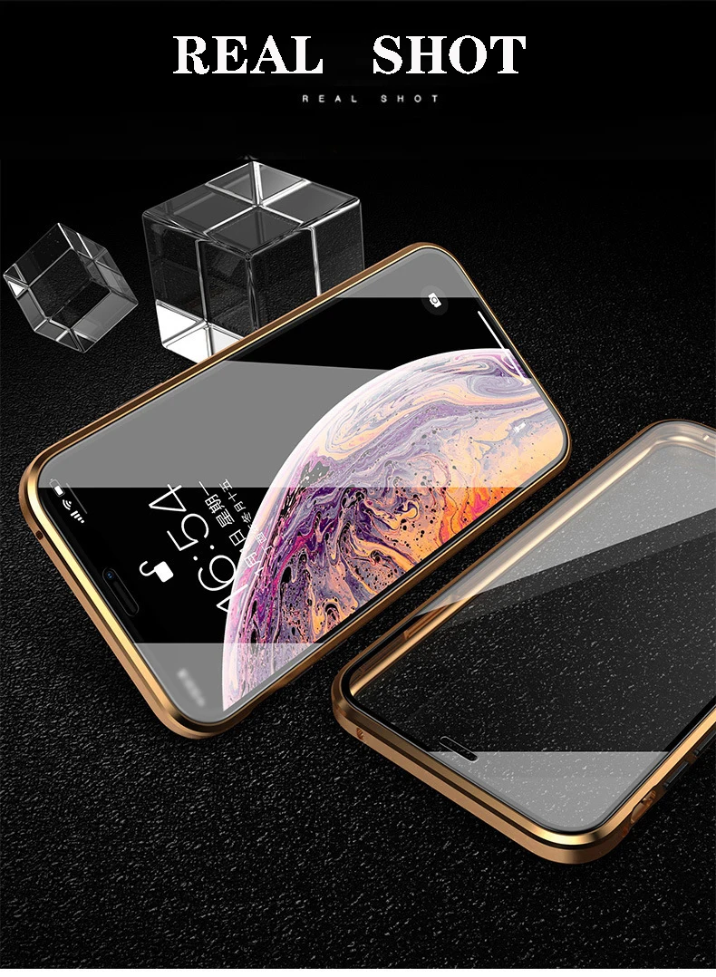 Магнитный чехол книжка на 360 ° для iphone12 Pro Max мобильный телефон двухсторонний