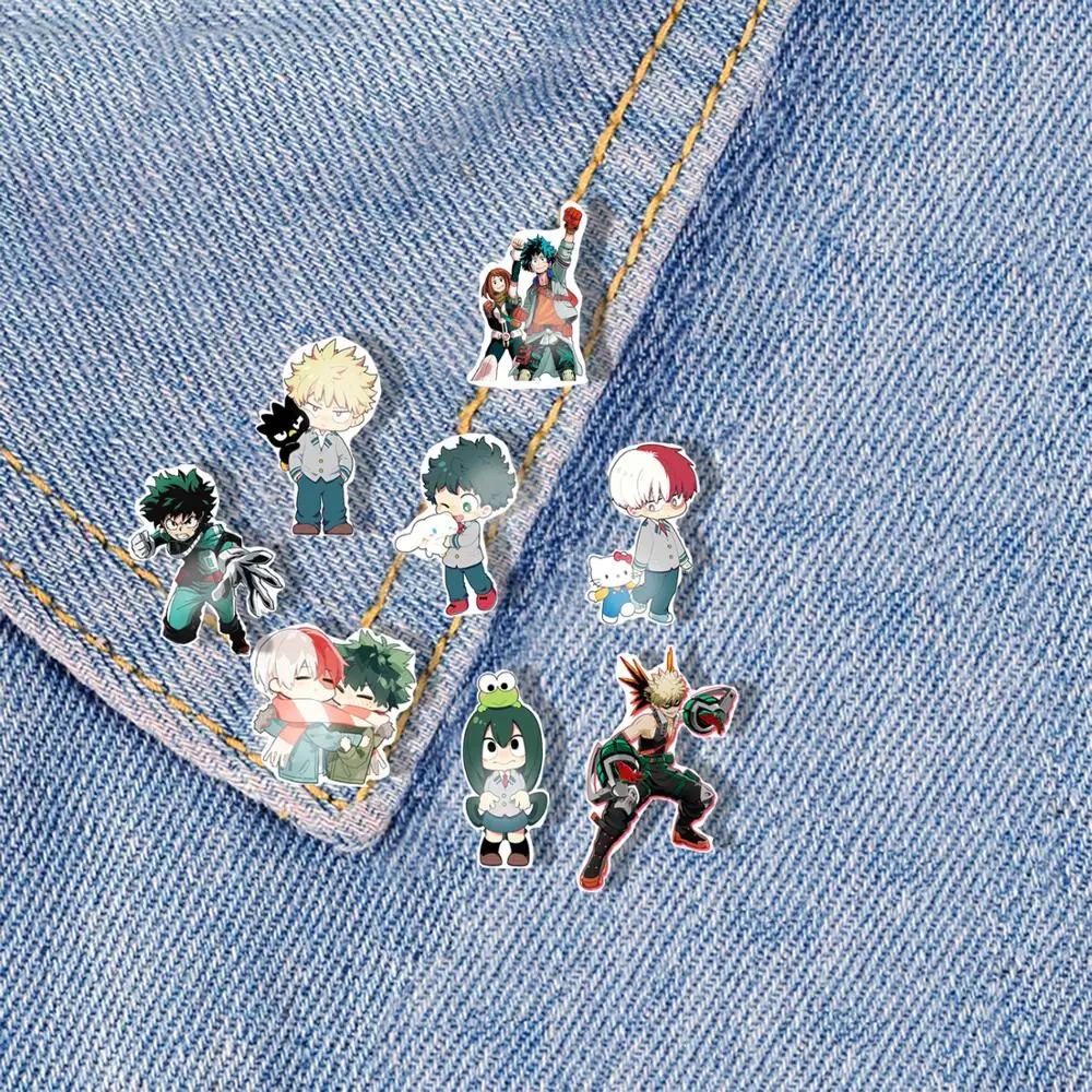 Эпоксидные броши на лацкан акриловые SONGDA My Hero Academia | Украшения и аксессуары