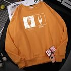 Толстовка Мужскаяженская с капюшоном, Модный повседневный свитшот с простым принтом, худи свободного покроя, с флисовой подкладкой, осень