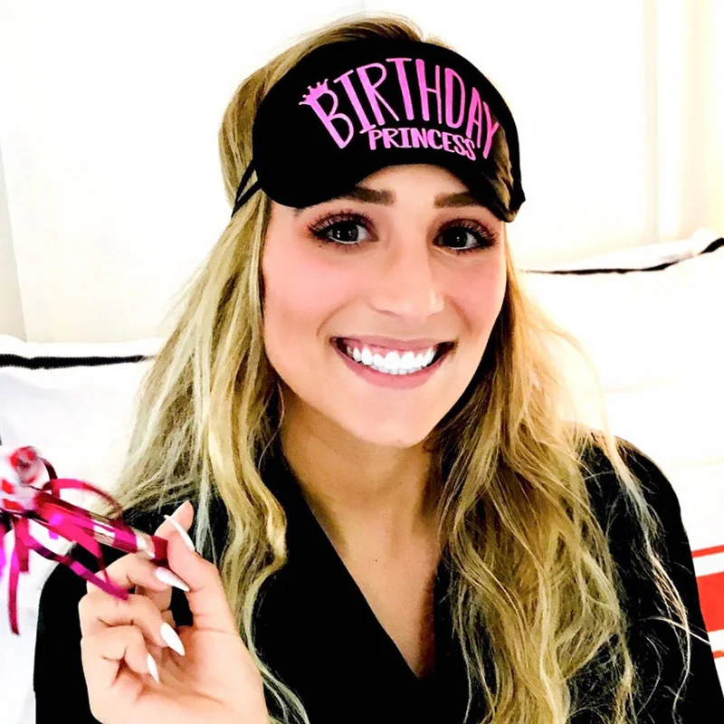 Маска для сна принцессы на день рождения пояс 16th 18th 21st 30th 40th 50th празднивечерние