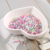 600pcs10gbag oiling cream beads 2mm diy glass loose tube bugle seed beads sewing craft jewelry dress embroidery accessories