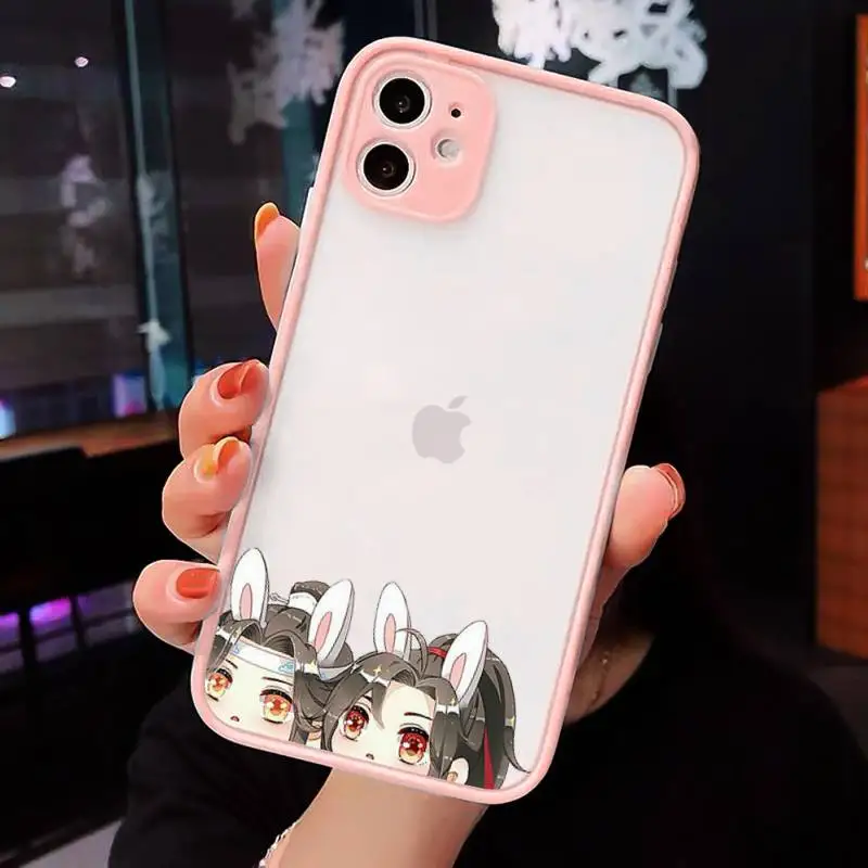 

Mo Dao Zu Shi Cartoon Cute Anime high quality Phone Cases matte transparent For iphone 7 8 11 12 plus mini x xs xr pro max