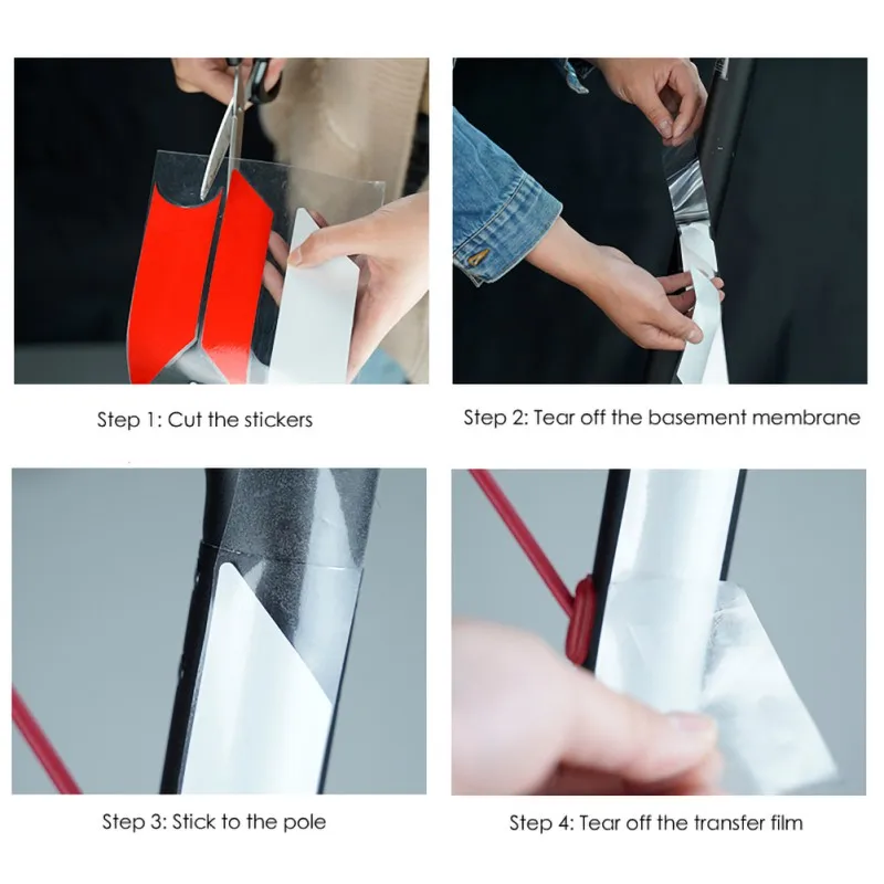 Новые светоотражающие наклейки для самоката Nainbo MAX безопасные надежные и