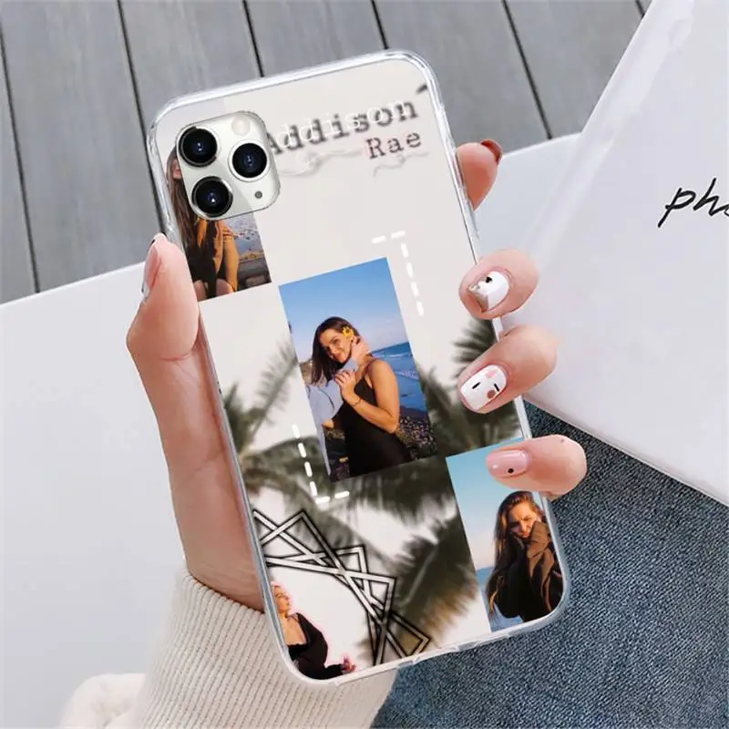

addison rae Phone Case For iphone 12 5 5s 5c se 6 6s 7 8 plus x xs xr 11 pro max mini