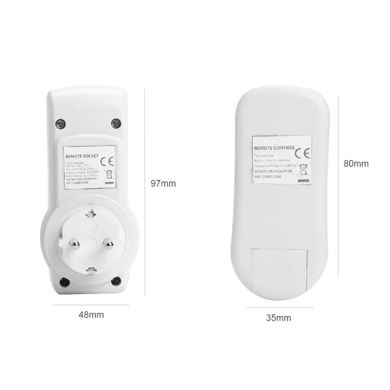 

1pc/2pc/3pc/4pc 230V 10A Wireless Remote Controll Power Outlet Light Switch Socket EU/AU/UK Plug Support Dropshipping