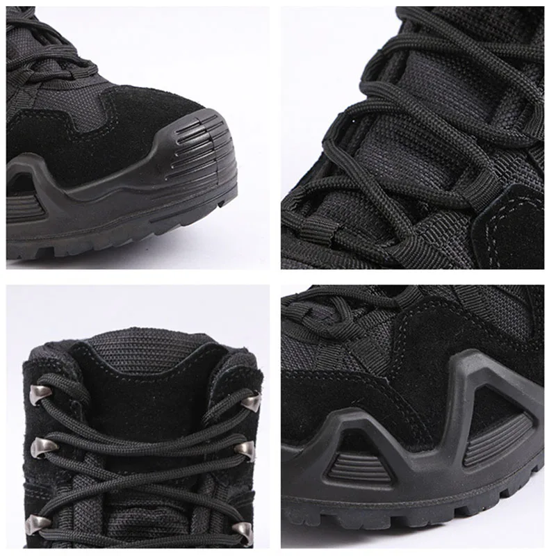 Мужские уличные Военные боевые тактические армейские ботинки водонепроницаемая