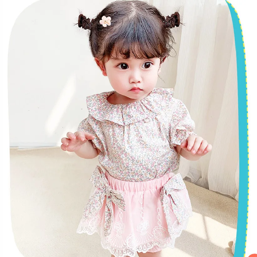 

Футболка для новорожденных девочек; Комплект одежды для маленьких девочек; Летние комплект одежды для малыша для девочек; Летние топы принц...