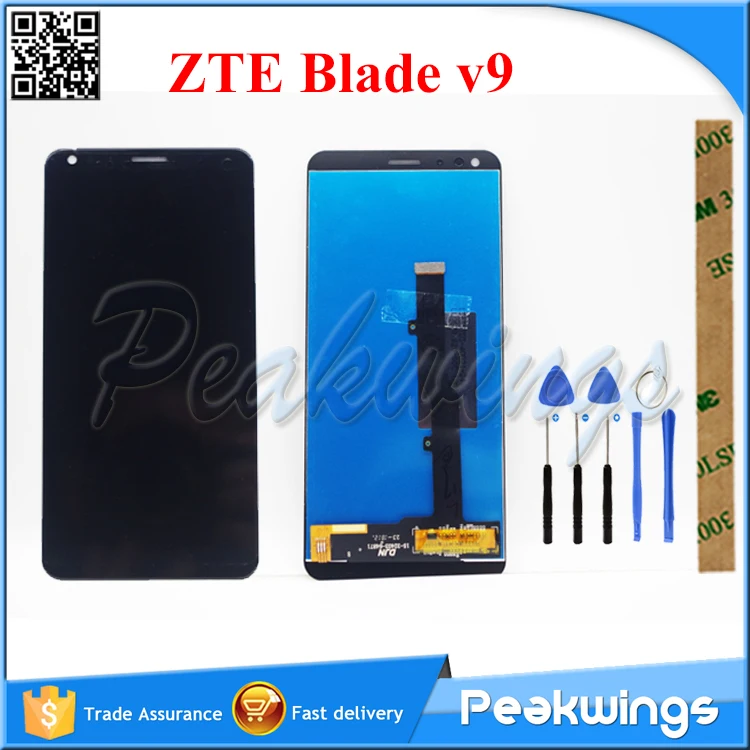 5,4" дюймовый протестированный ЖК-дисплей для zte Blade V9 ЖК-дисплей для zte Blade V9 Vita ЖК-дисплей с сенсорным экраном в сборе