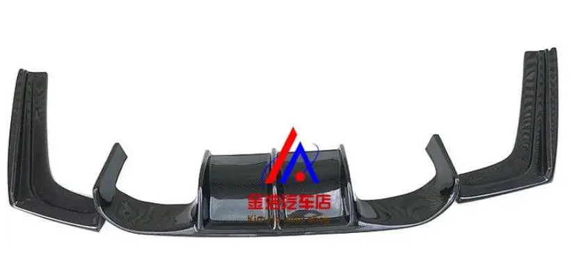 3 шт./1 комплект карбоновое волокно заднего багажника для губ бампер Защита