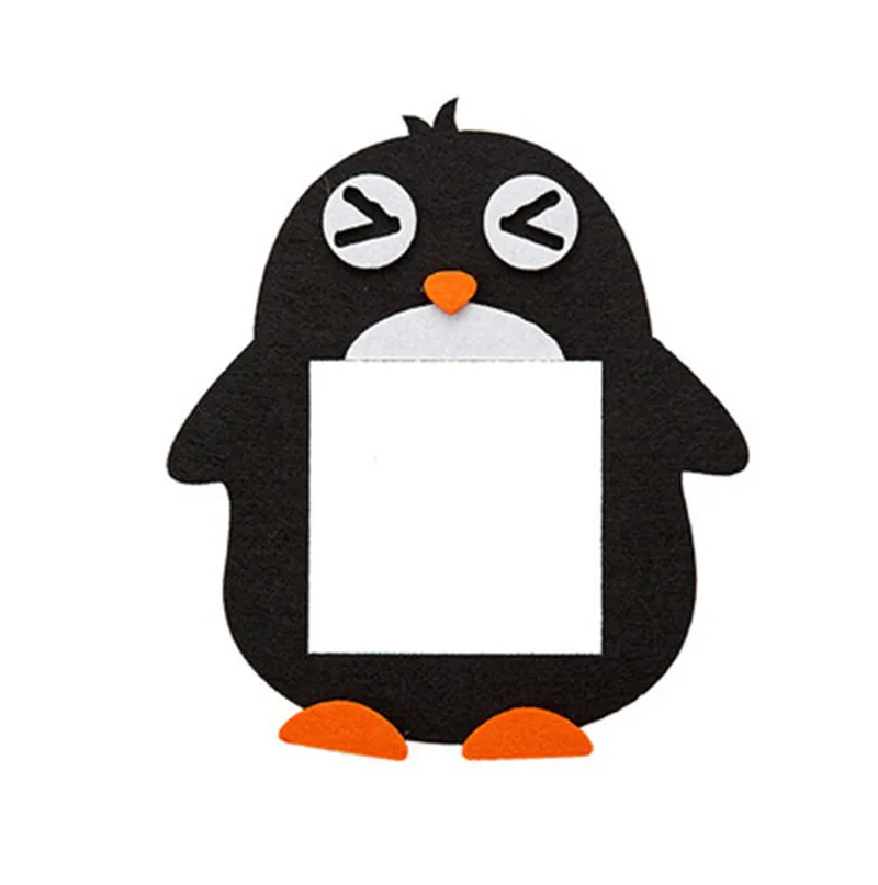 1 шт. наклейки в виде милых мультяшных животных свиньи собаки войлочная