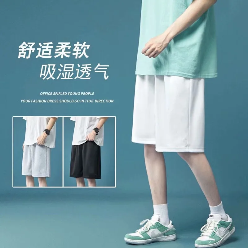 

Летние мужские однотонные повседневные свободные шорты из чистого хлопка, спортивные шорты для бега и занятий на открытом воздухе, мужские ...