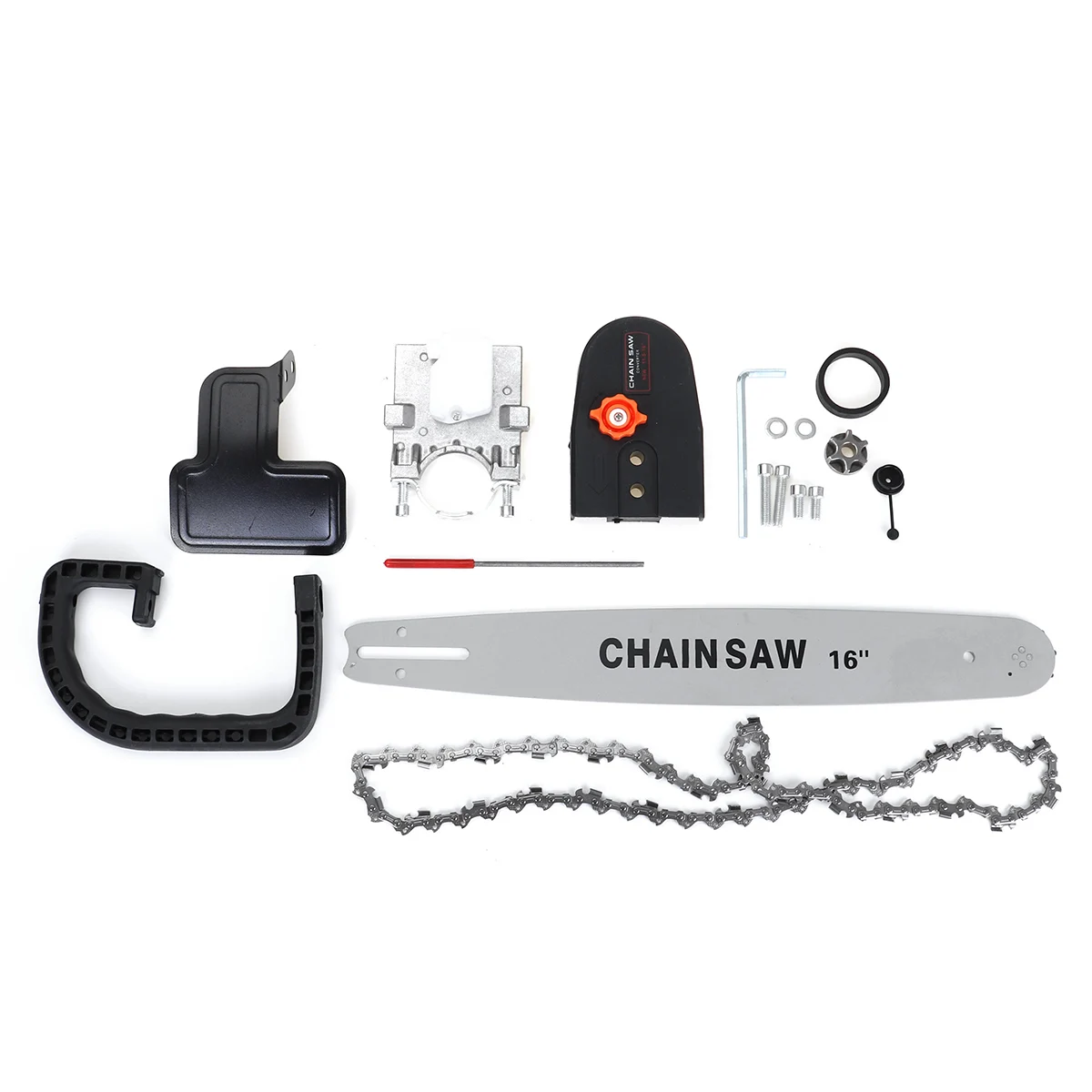 

Doersupp 16 Inch Electric Chainsaw Bracket Stand Adaptor Changed Woodworking Chainsaw kit for Angle Grinder