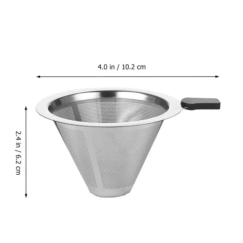 

1 Pc Rust-Proof Residue Filter Coffee Sifter Reusable Coffee Filter Steel Hand Brewed Coffee Filter Without Filter Paper