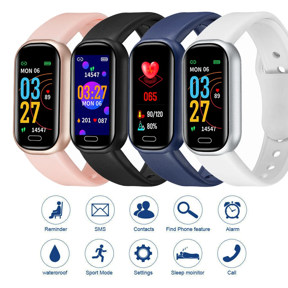 

Smart Watch Pedometer Calorie Consumption Sports Fitness Tracker Heart Rate Sleep Monitoring Wearable Device Wristband Men Women