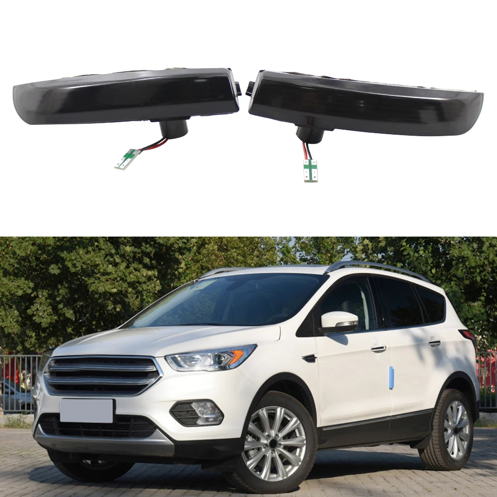 2 шт. поворотные сигнальные огни Светодиодный индикатор зеркала заднего вида для