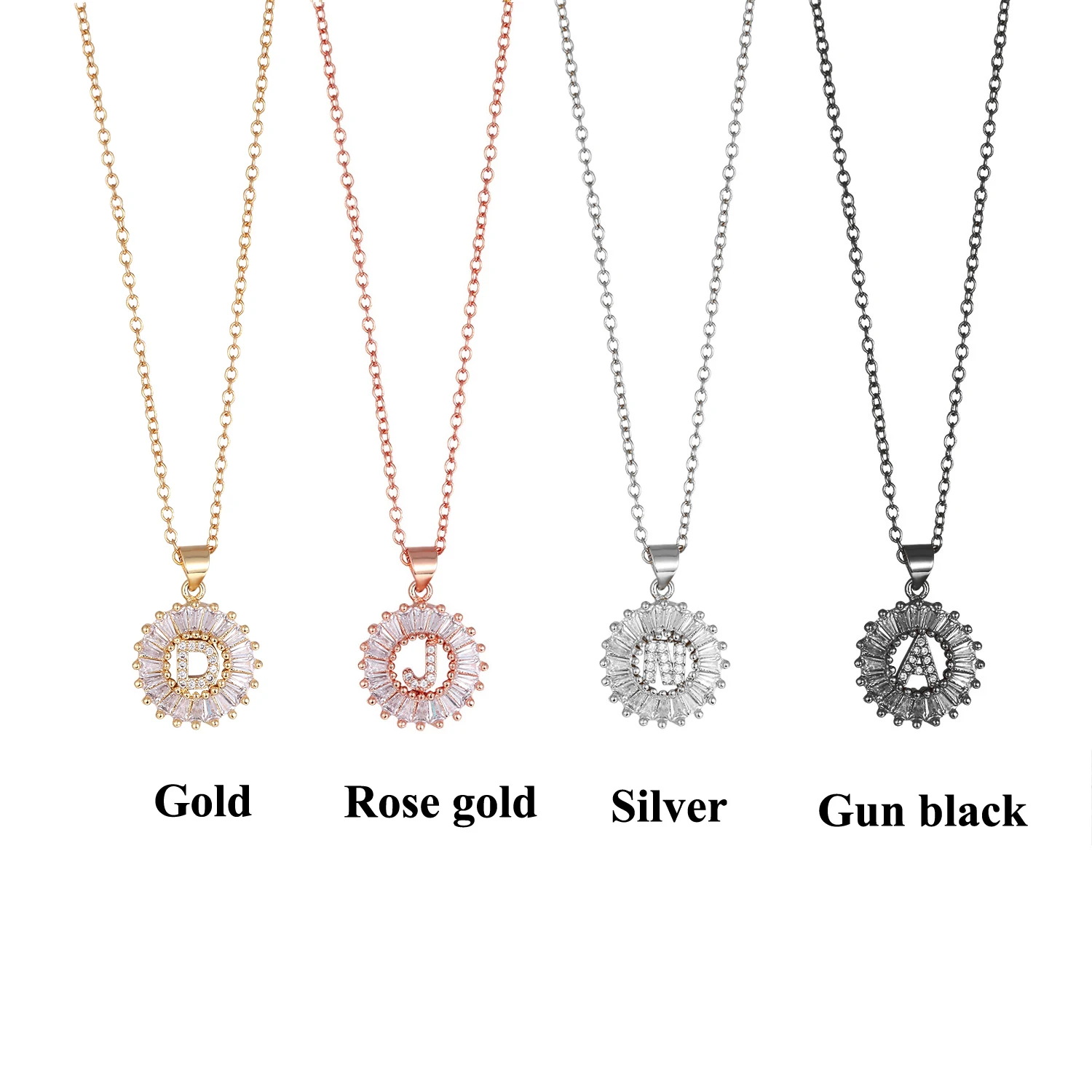 Ожерелье высшего качества для женщин и девушек с буквами инициала ожерелье