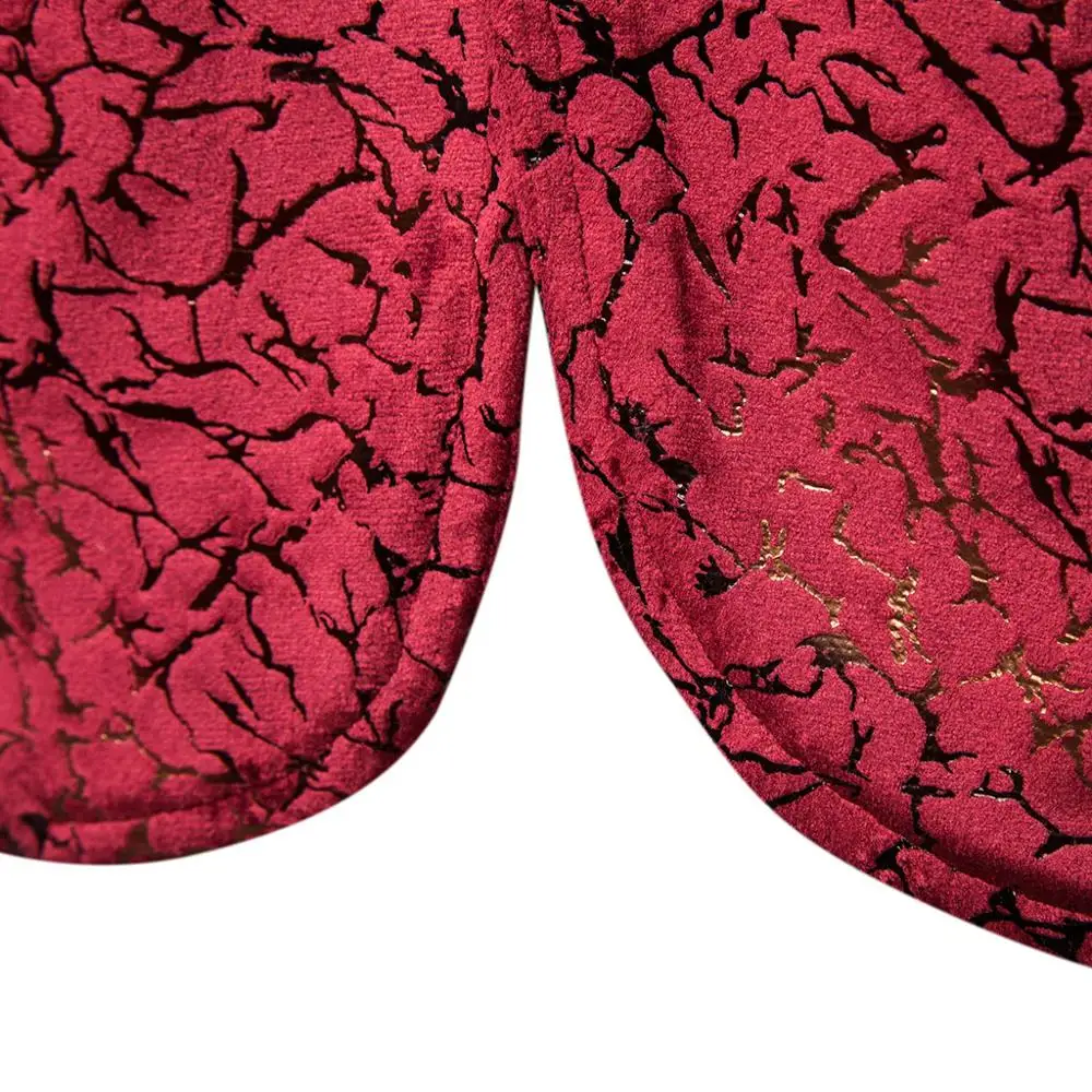 Мужские корейские облегающие модные блейзеры костюм пиджак красный синий Размер