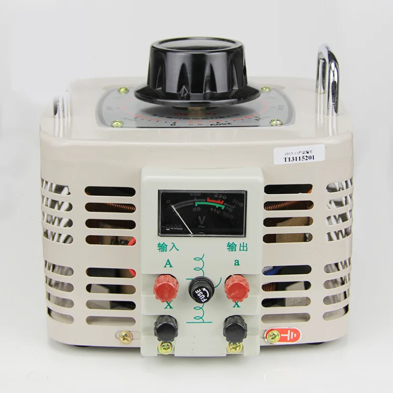 Однофазный регулятор напряжения вход 220 В 2000 Вт variac регулируемый TDGC2 2 кВА выход 0
