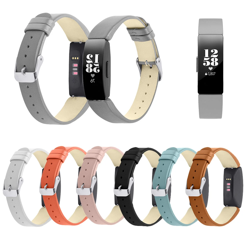 

Кожаный ремешок для часов, сменный Браслет для смарт-часов FitbitInspire DJA99
