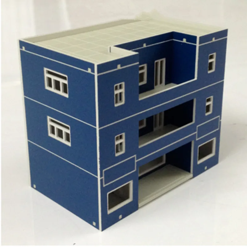 

1:144 N Scale Sand Table Decoration DIY Assembly Building Model for Landscape Sand Table The Mall