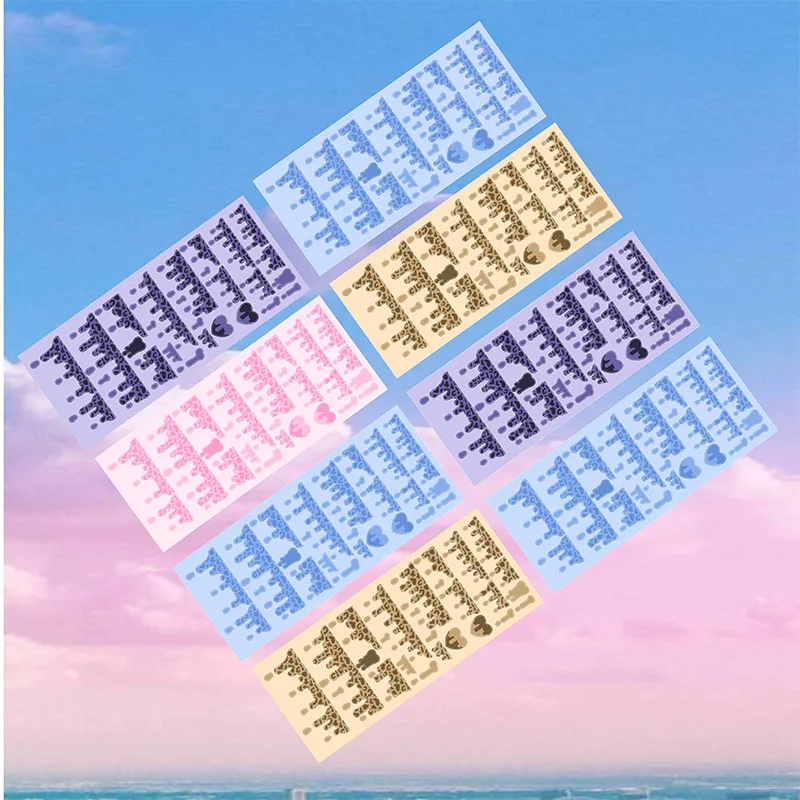 

INS Burst Fluid Laser Sticker DIY Personalize Decoration Manual Photo Album Scrapbook School Art Supplies Stationery Stickers