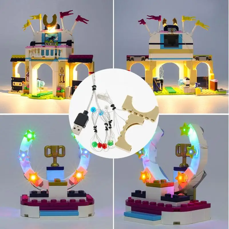 

Led Lights Stephanie Equestrian Luminous Accessories Competition Lights Building Block D8B3