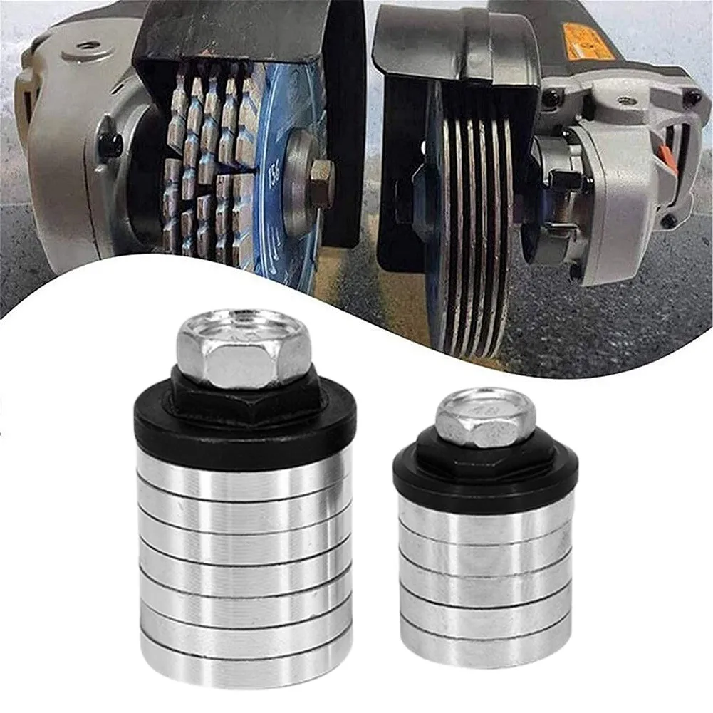 

100/125mm Lock Nuts Angle Grinder Inner Outer Flange Nut Kit Variable Slotting Machine Conversion Head M10 M14 For Bosch.