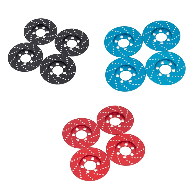 

Металлический тормозной суппорт для обода колеса 2,2 дюйма, 4 шт., тормозной суппорт для 1/10 RC Crawler Car Axial SCX10 90046 AXI03007 Traxxas TRX4