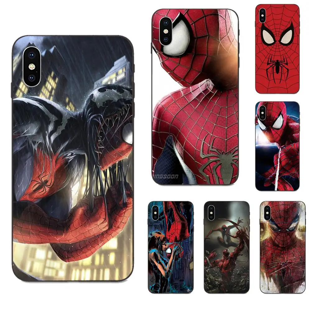 Костюм Человека-паука с принтами "Marvel", "Мстители", арт Супермен для Xiaomi Redmi Note 3 3 S 4 4A 4X5 5A 6 6A 7 7A K20 Plus Pro S2 Y2 Y3 мягкие чехлы для телефонов